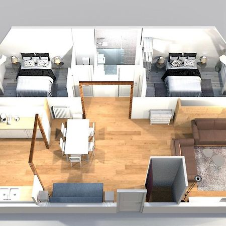 Le Grand Mirebeau - Parking Prive Apartment Bourges Luaran gambar